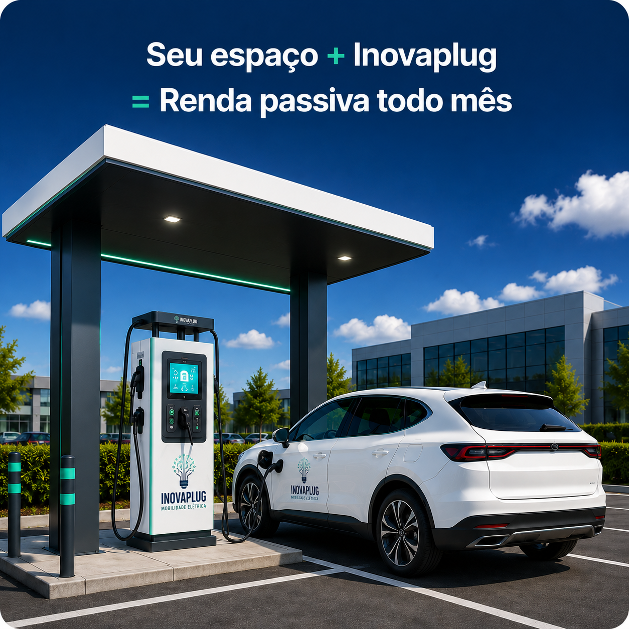 Ponto comercial para eletroposto Inovaplug